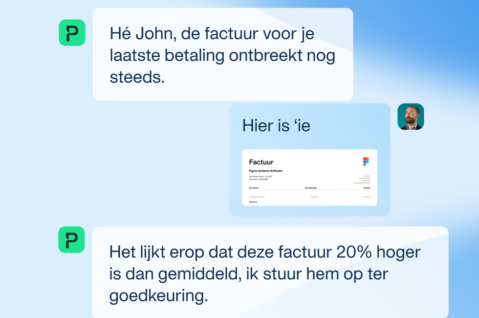 Afbeelding die AI-agents in actie laat zien tijdens een chatgesprek
